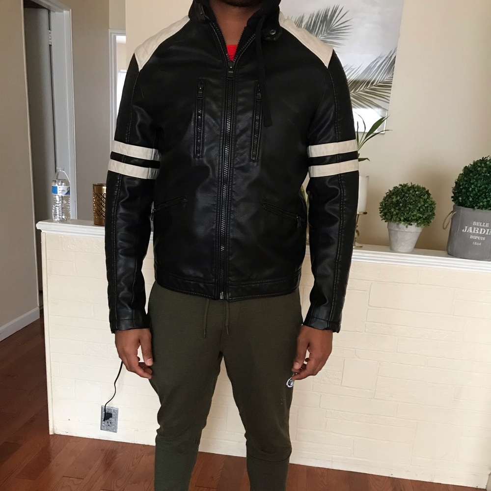 Express leather jacket